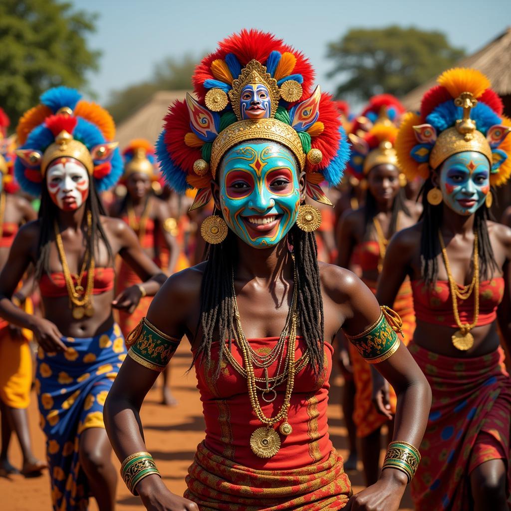 African Mask Ceremony