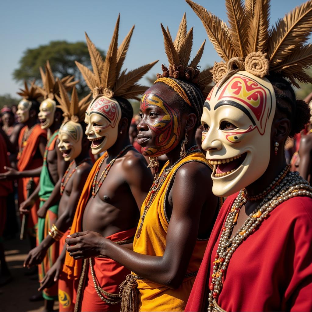 African Mask Ceremony