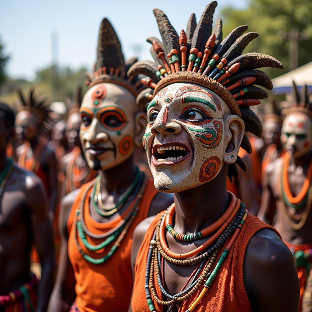 African Mask Ceremony