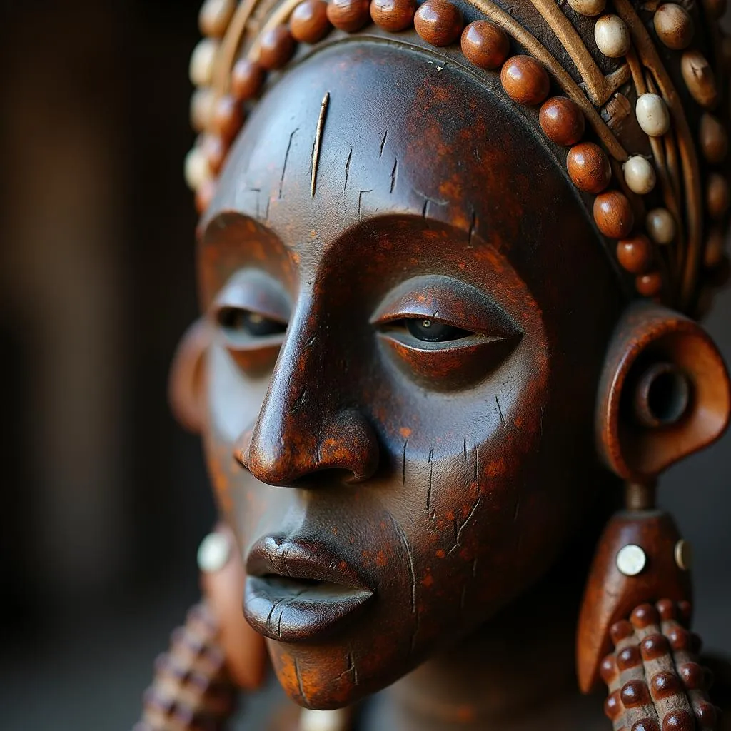 African Mask Sculpture