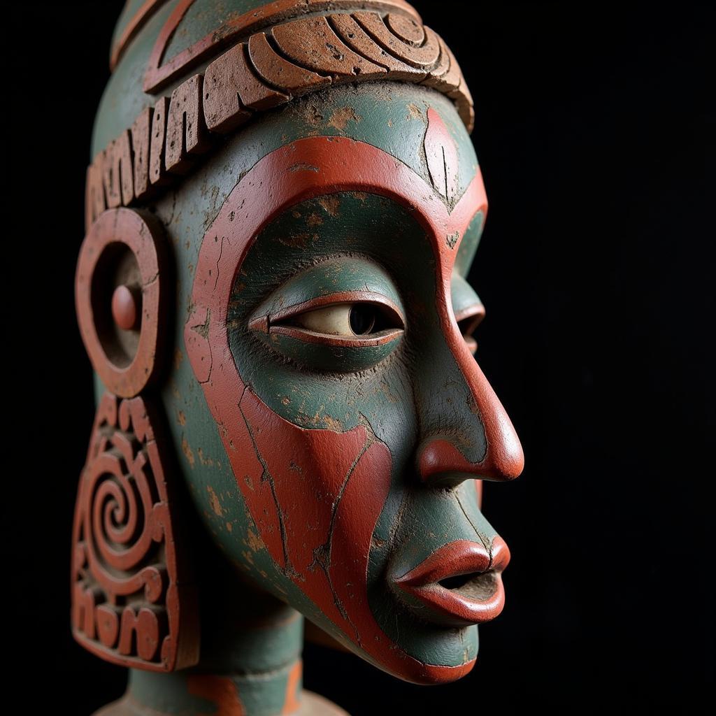 African Mask Sculpture