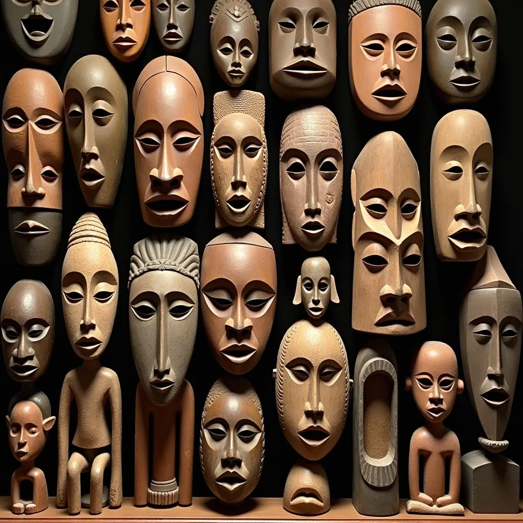 African Masks and Statues