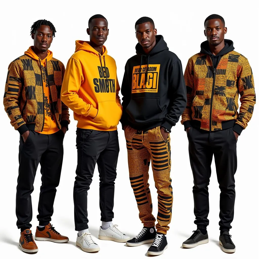 African Men's Clothing Brands Utilizing Kente Cloth in Streetwear