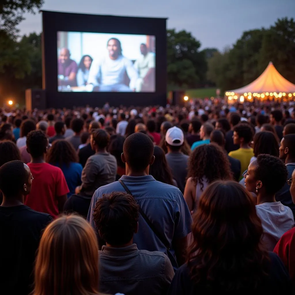 African Movie Festival Crowd