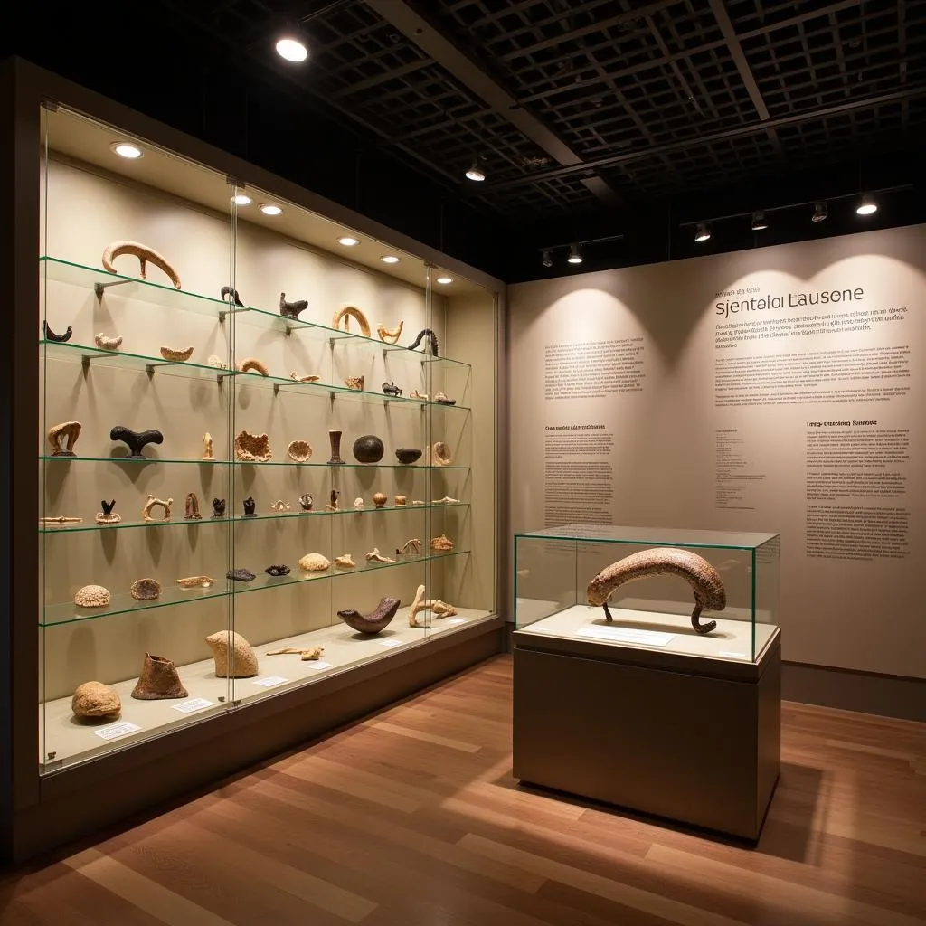 African Museum Displaying Kalibar Bone Collection