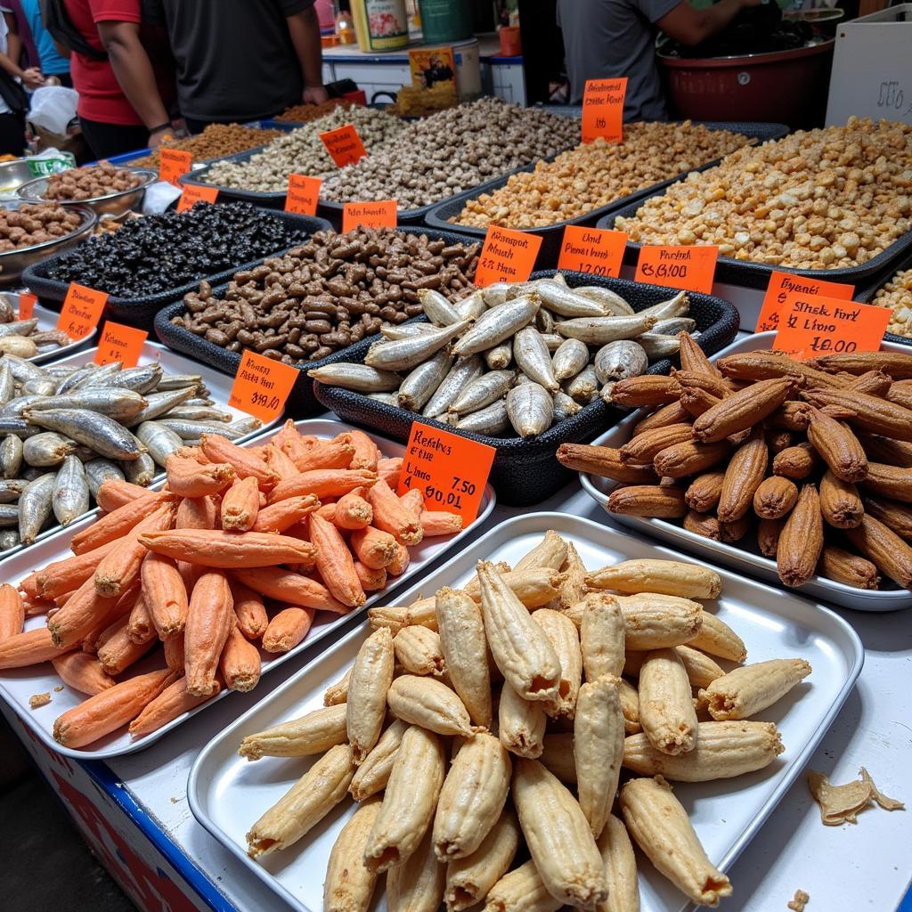 Variety of African Mushi in Kerala Market