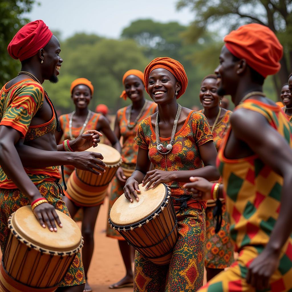 The vibrancy of African music and dance