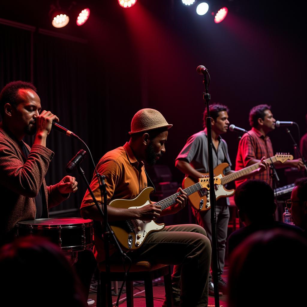 Live African Music Performance in Mumbai Nightclub