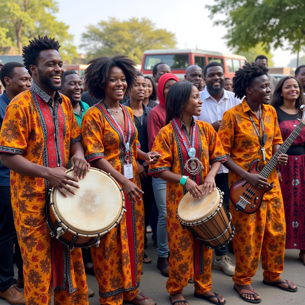 Traditional African Musicians