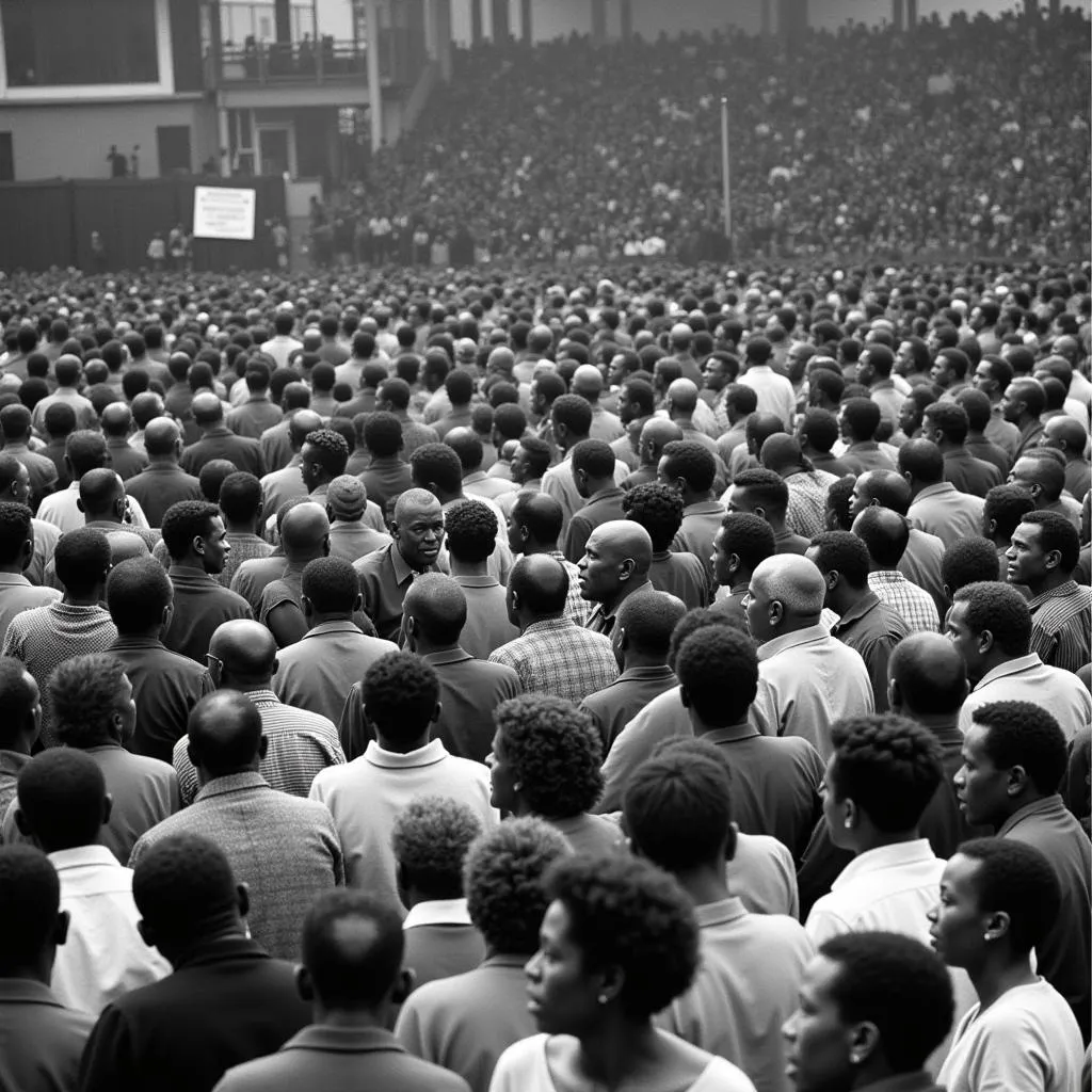 African National Congress Meeting in the 1950s