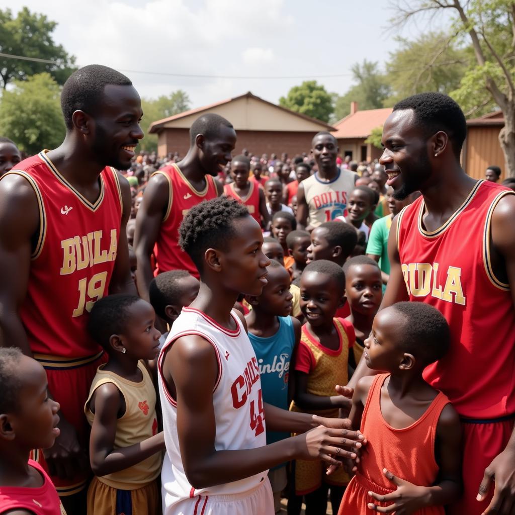 African NBA Players Giving Back