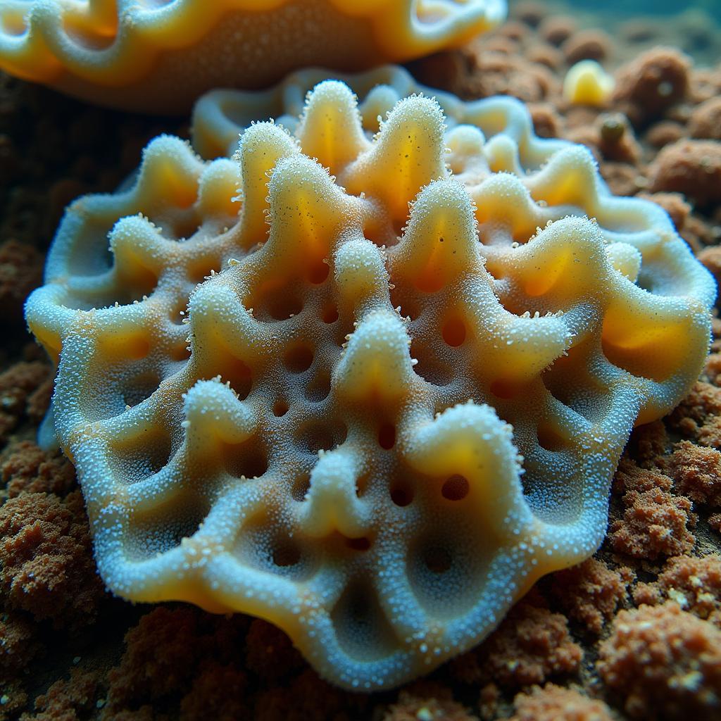 African Net Sponge Structure: A Close-up View