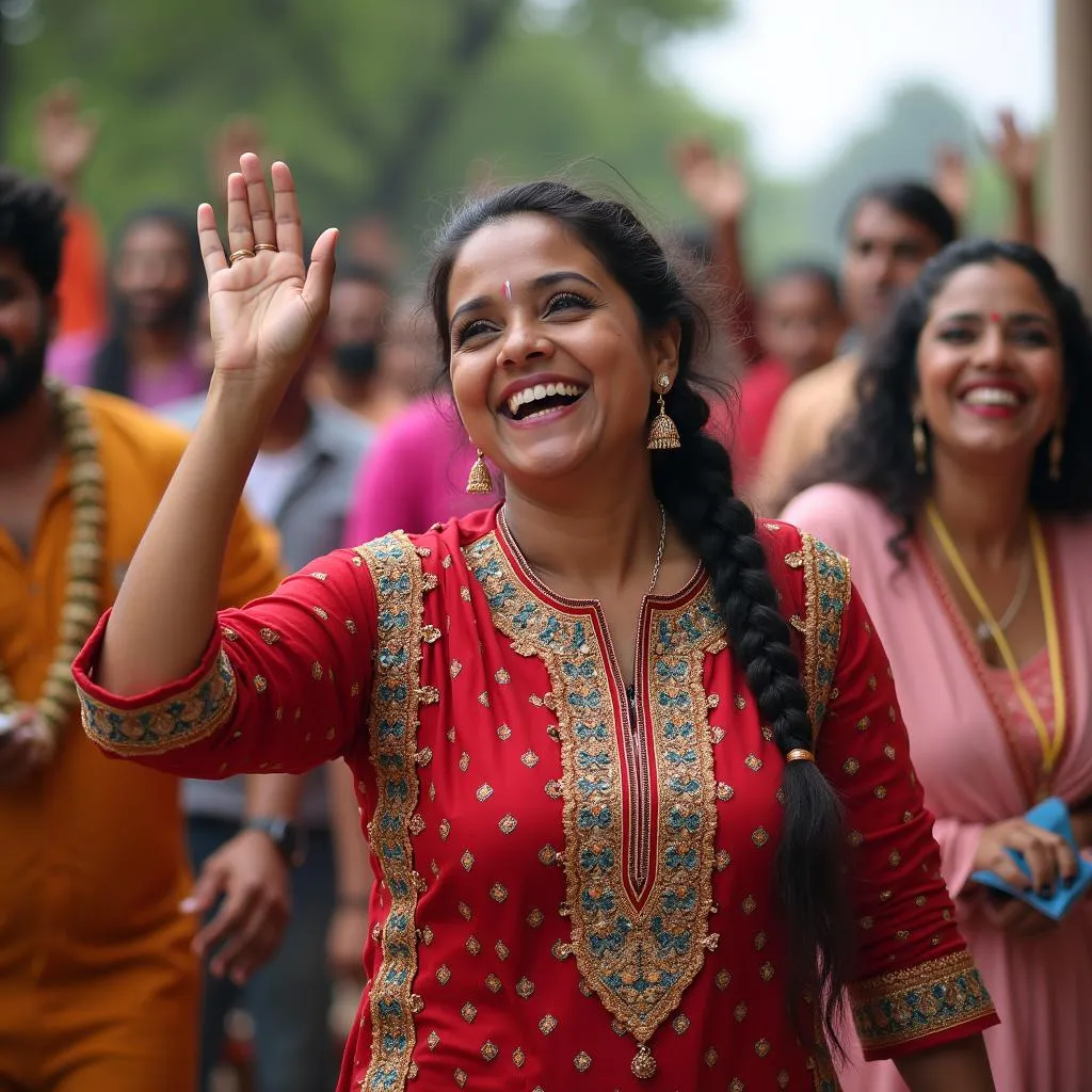 Members of the African-Pakistani community gather for a vibrant cultural celebration