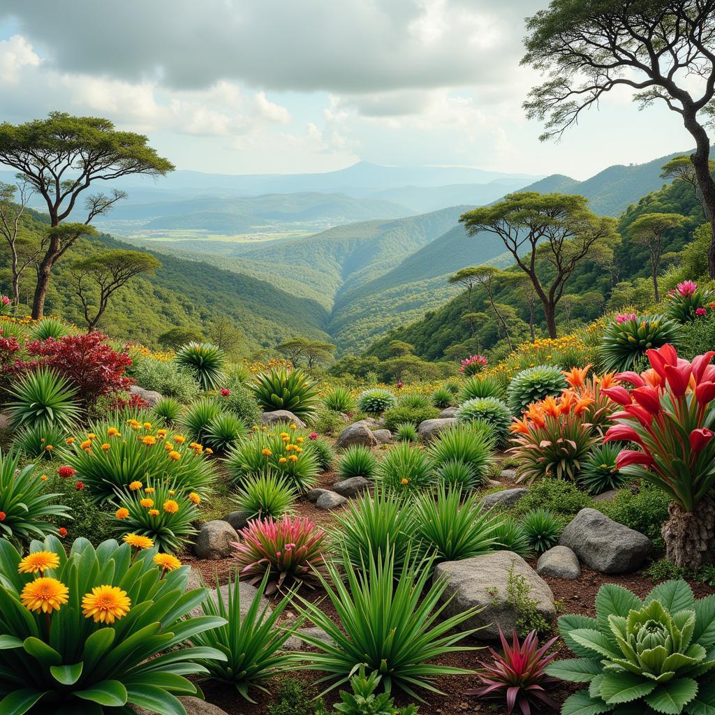 Diverse African Plant Life