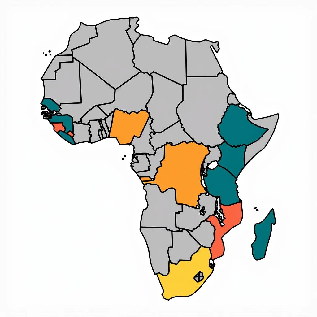 African Population Density Map 2019