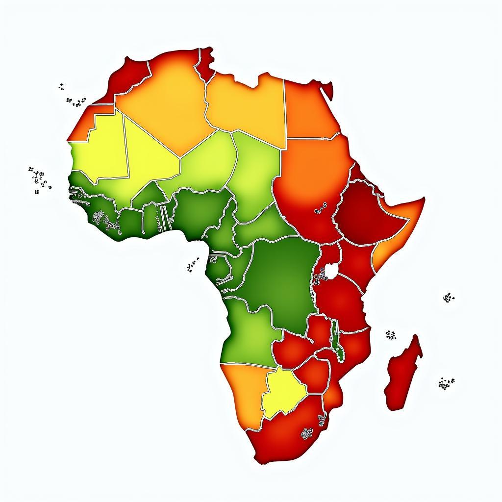 African Population Density Map