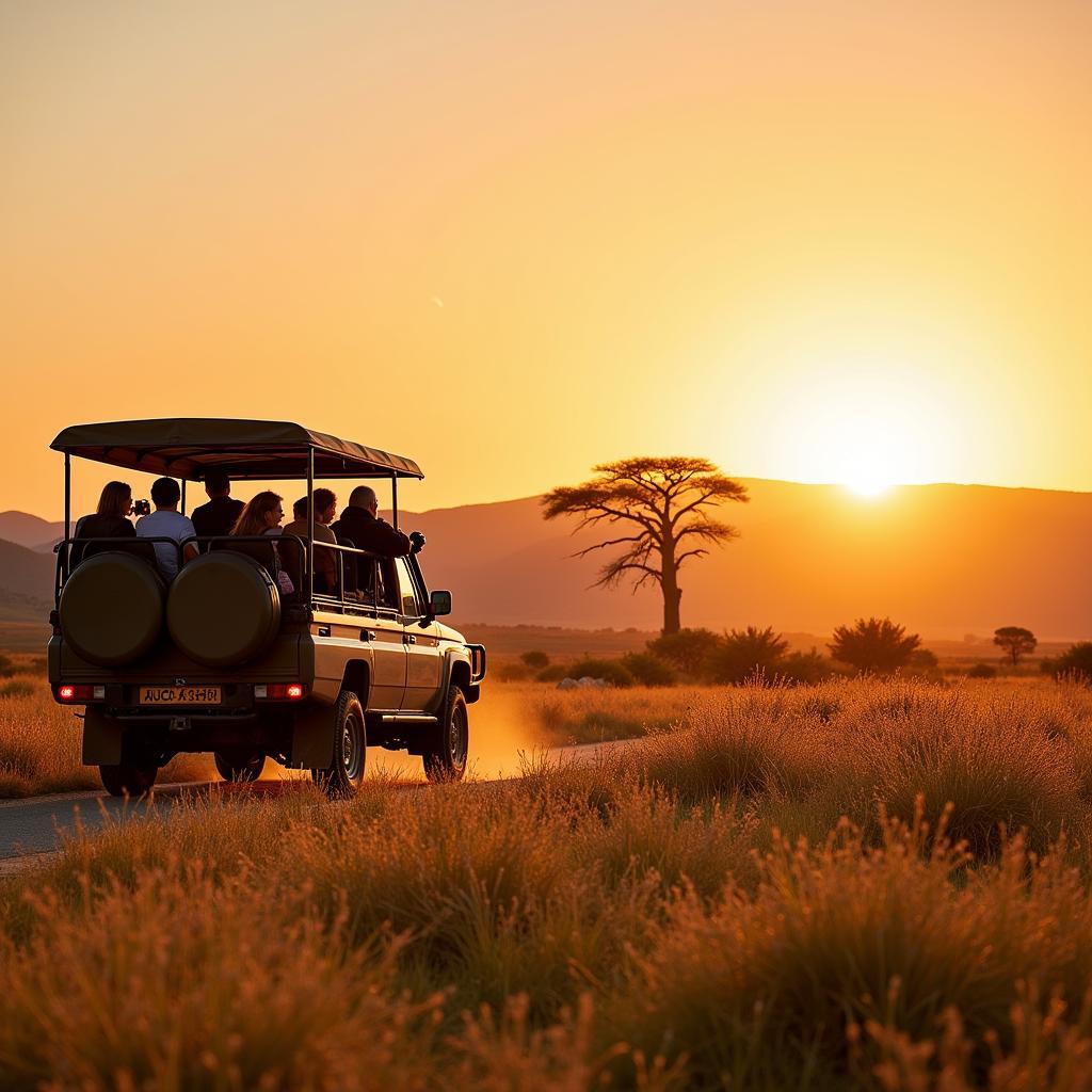 Guests Enjoying a Safari Experience