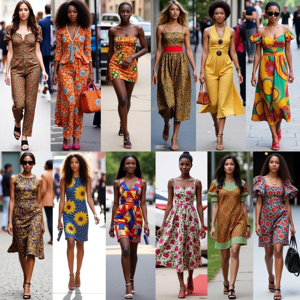 African Print Dresses 2014 Street Style