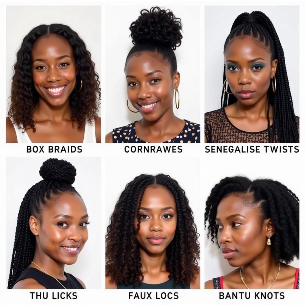 Examples of Popular Protective Hairstyles for African Hair