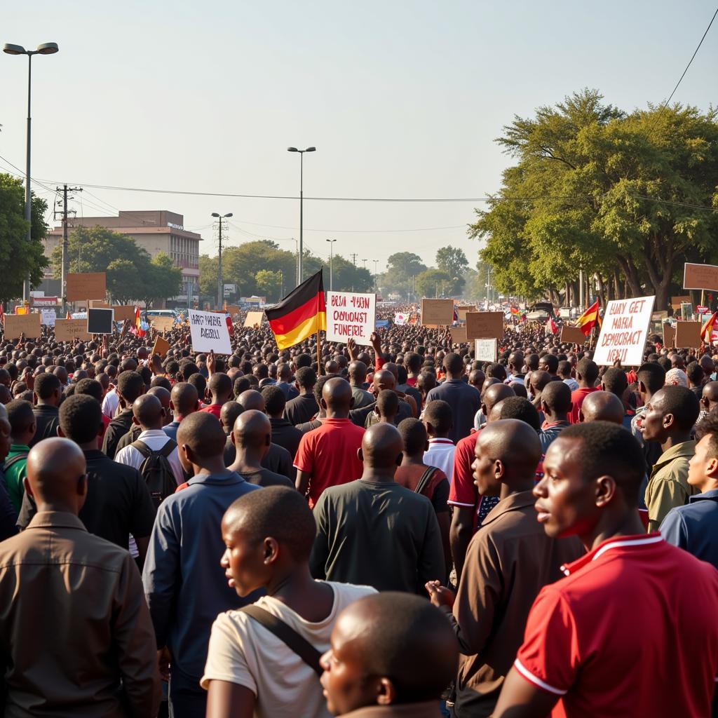 Protests for Democracy in Africa