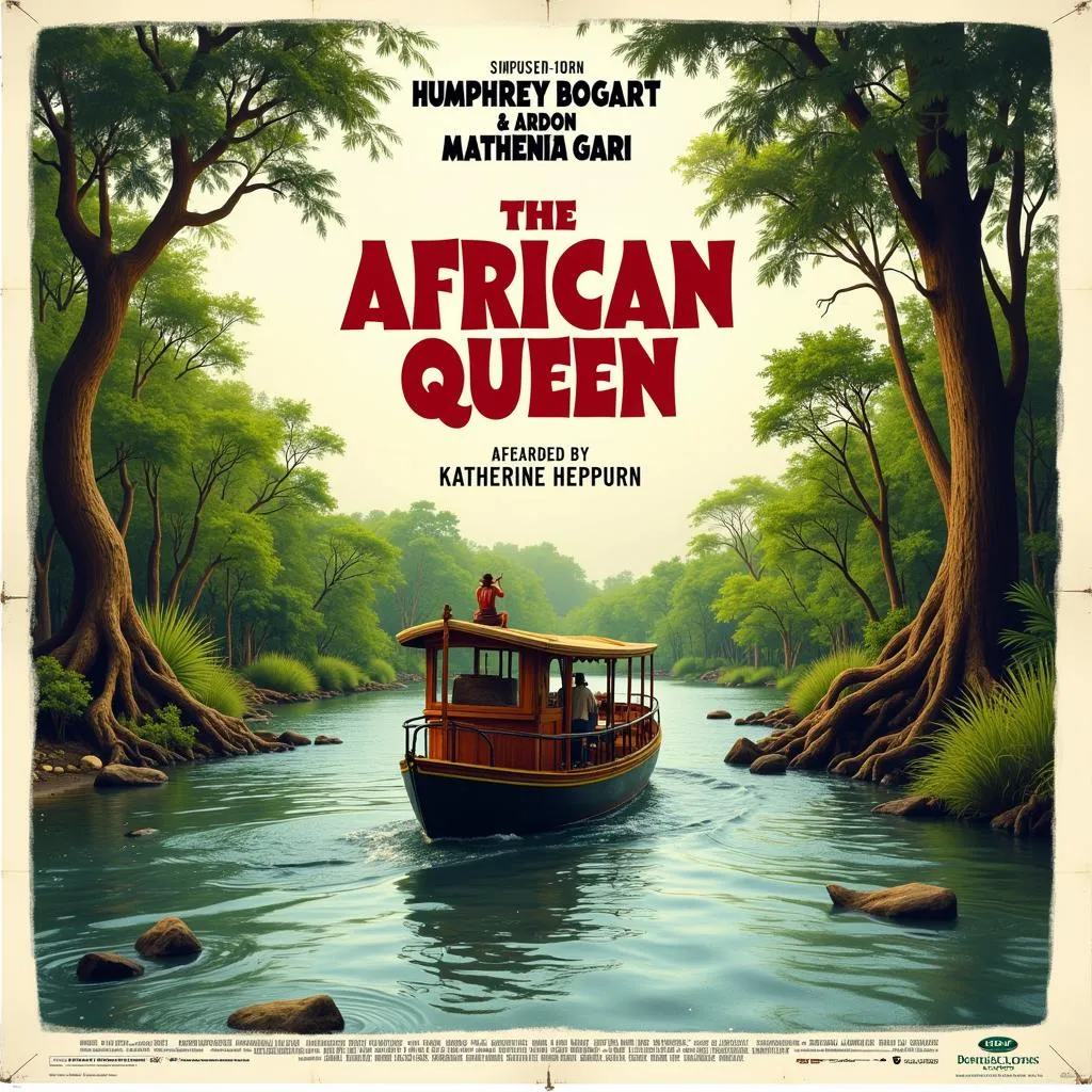 The African Queen Movie Poster