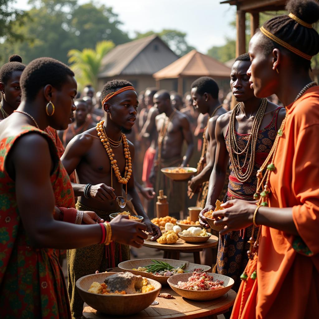 Religious Ceremony in Africa 