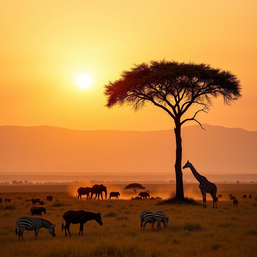 African Savannah Wildlife