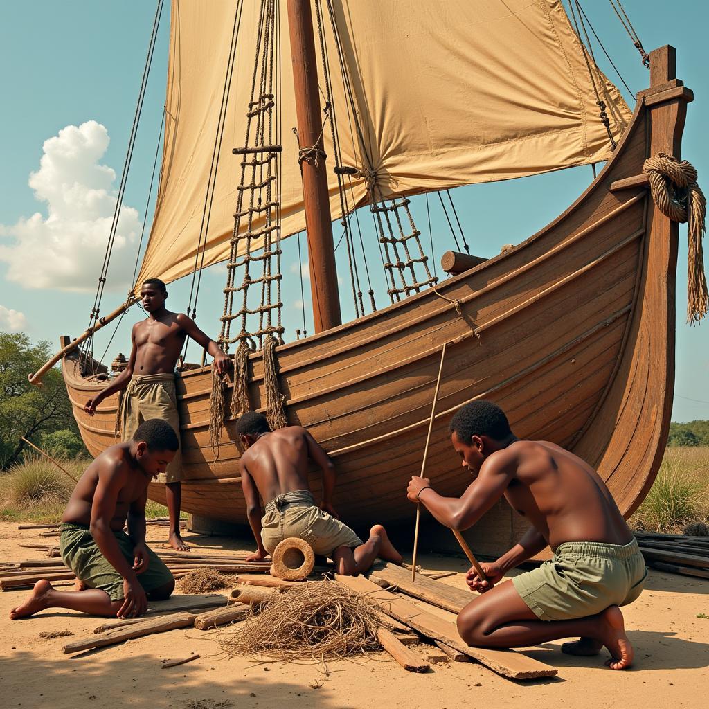 Ancient African Shipbuilding Techniques