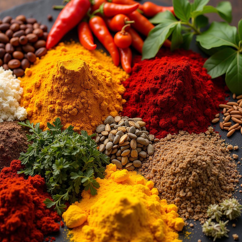 Aromatic African Spices and Herbs