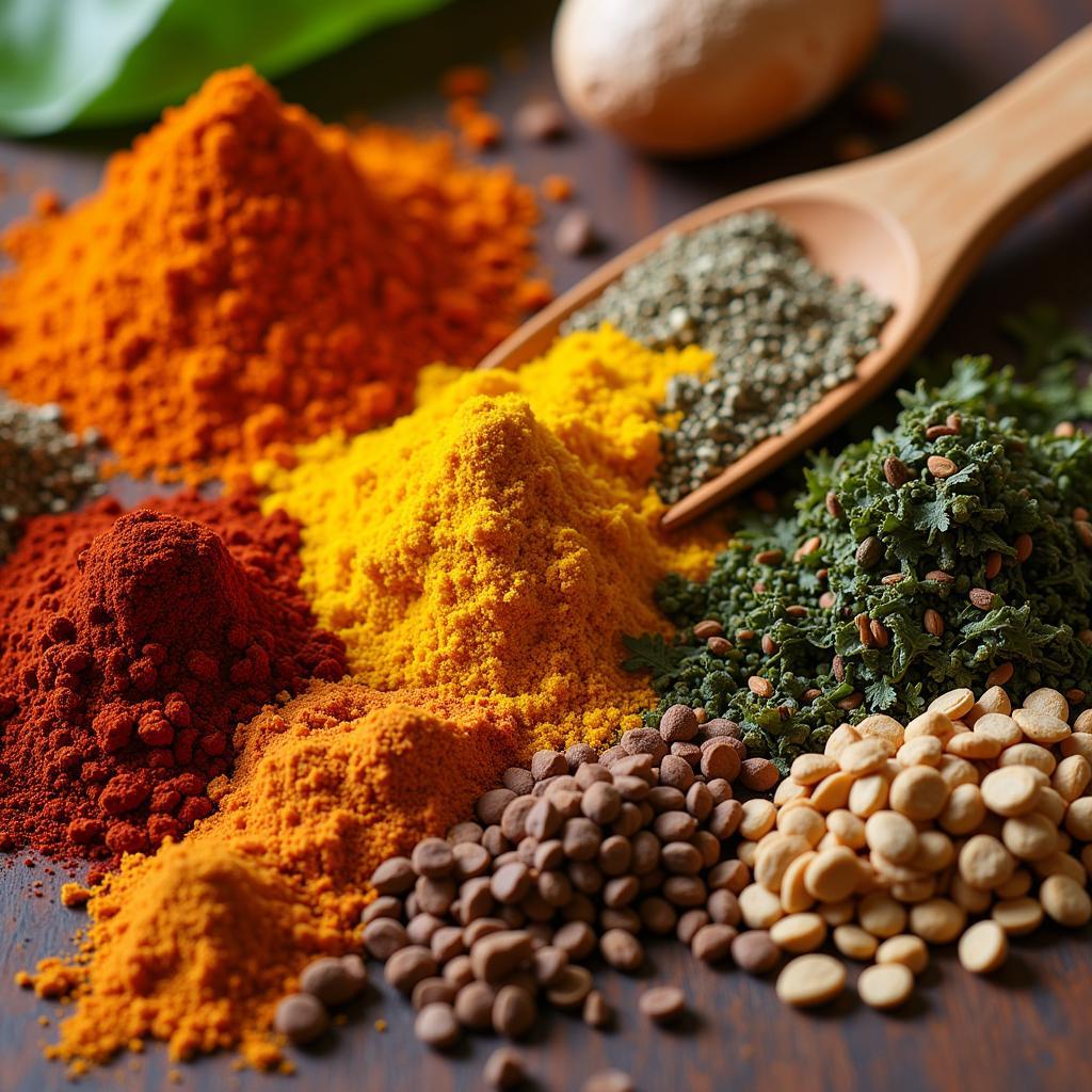 Aromatic African Spices and Herbs