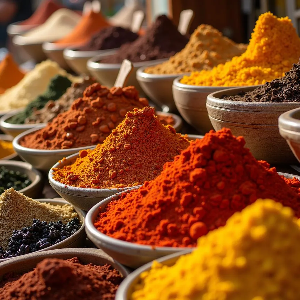 Aromatic Spices in Dubai Market