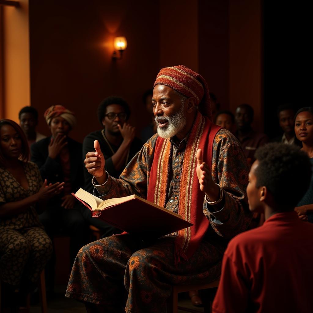 A Griot Sharing Stories