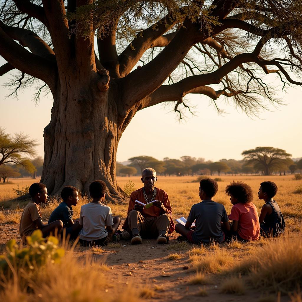 Passing Down Traditions: African Storytelling at the Language Monument