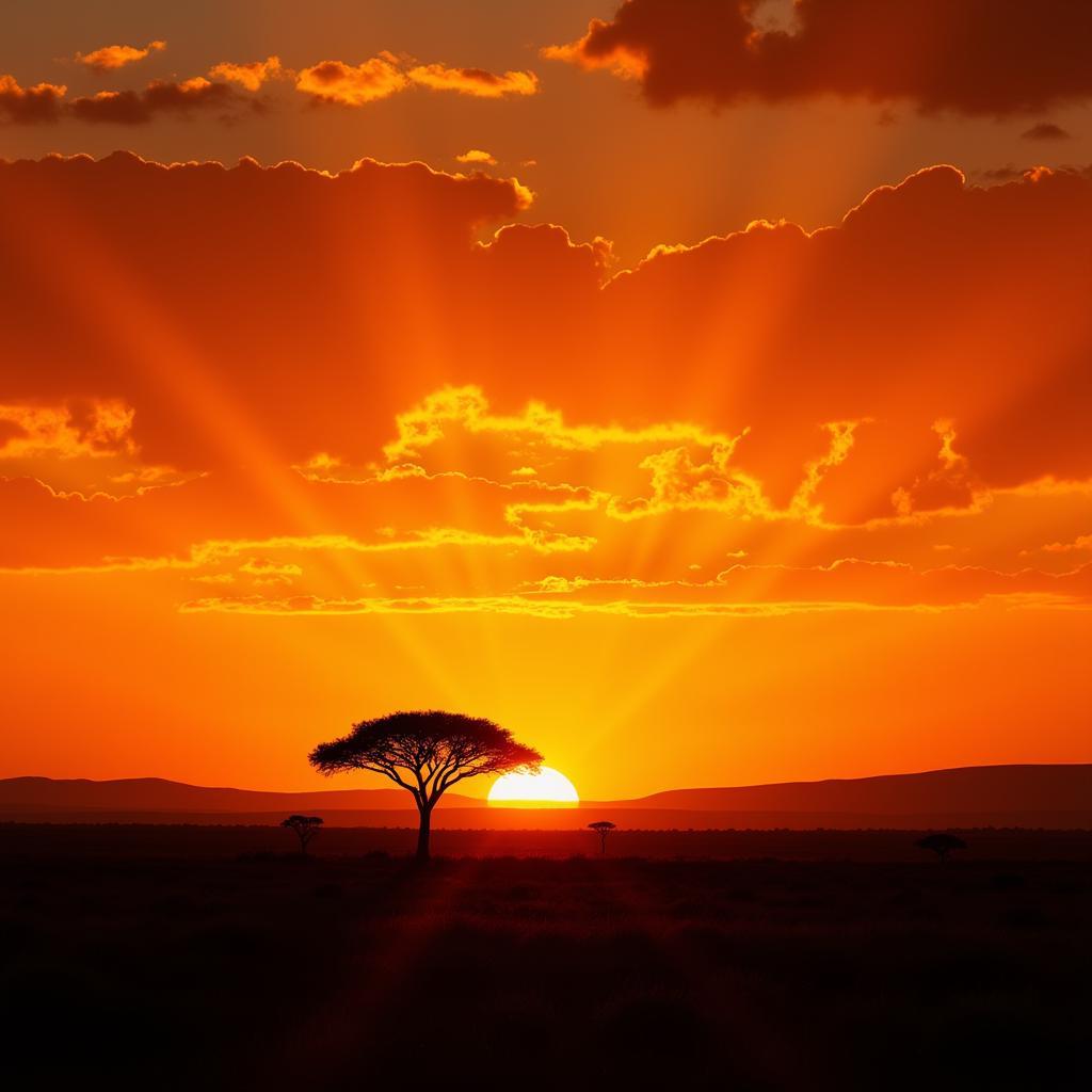 African Sunset