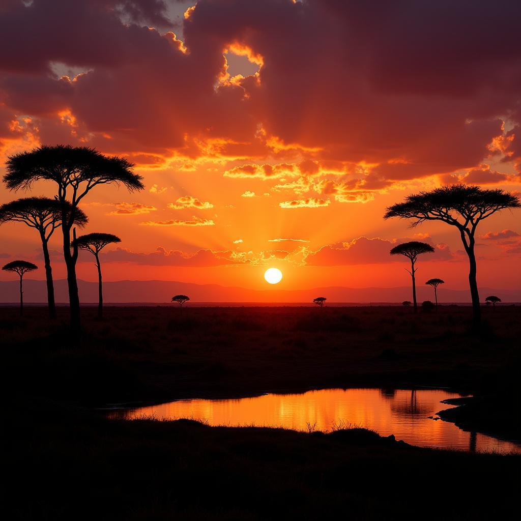 Memorable African Sunset