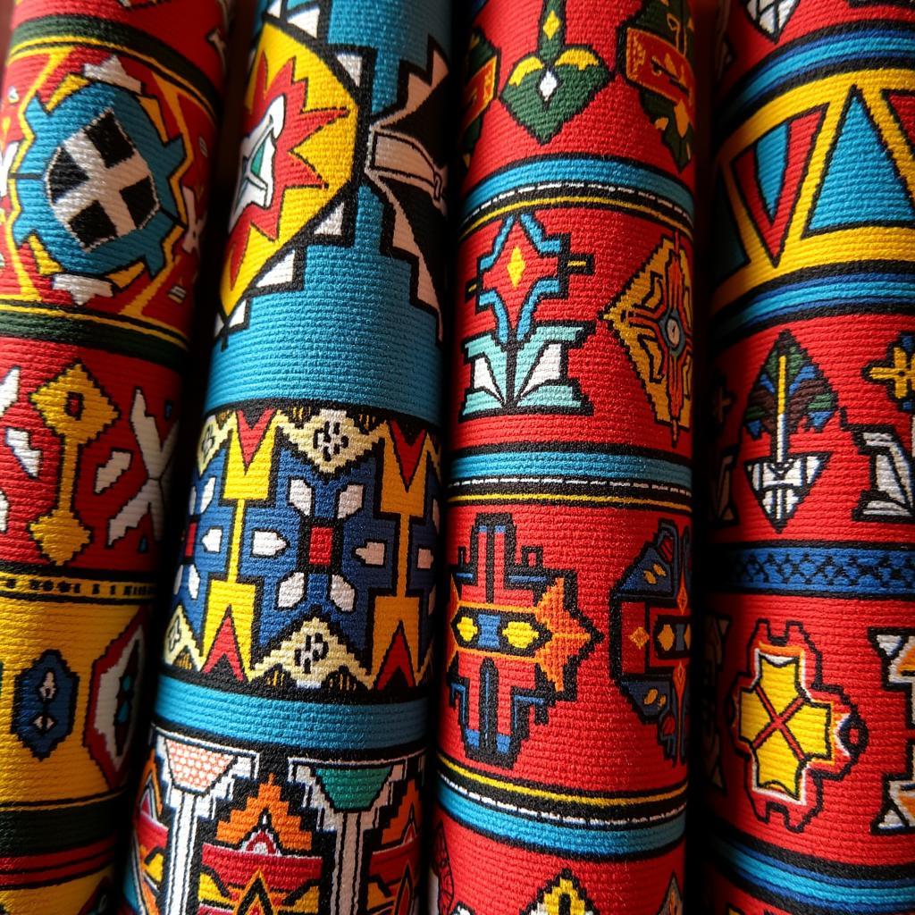 Vibrant African Textile Patterns