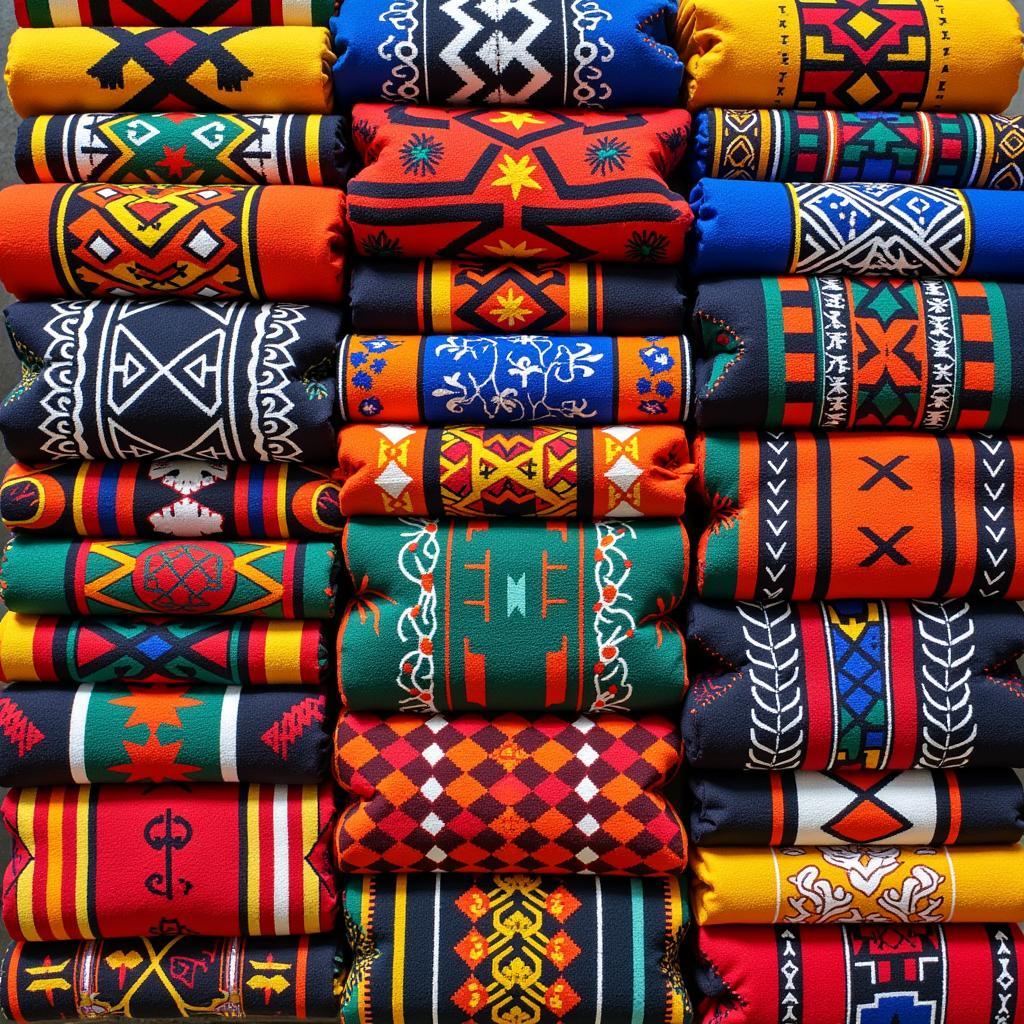 Vibrant African Textile Patterns