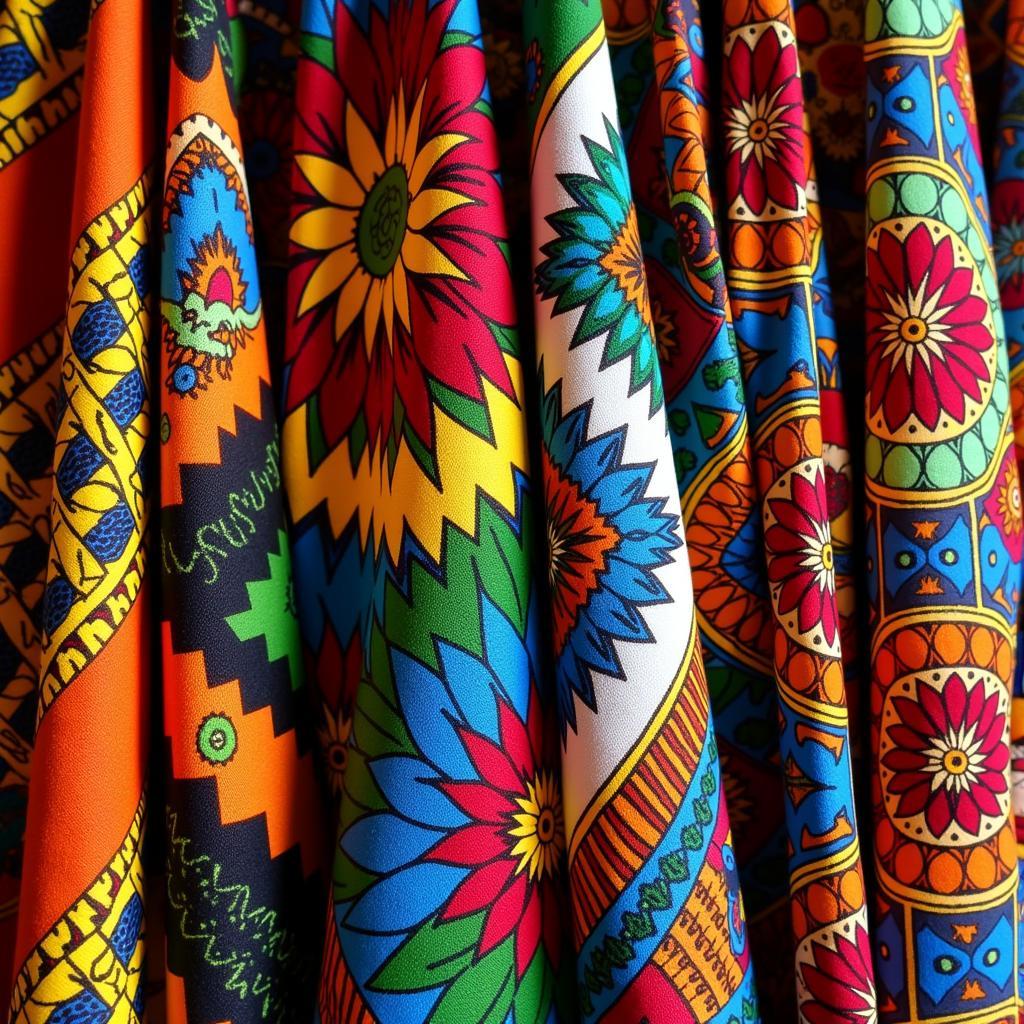 Vibrant African Textiles and Patterns