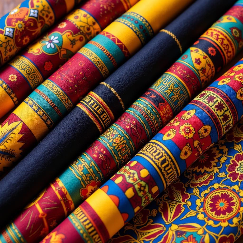 Vibrant African Textiles and Patterns