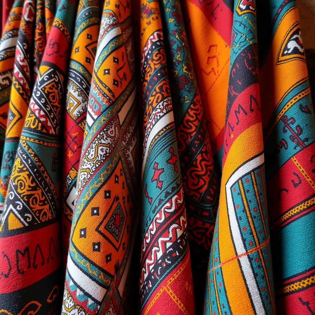 Vibrant African Textiles and Patterns