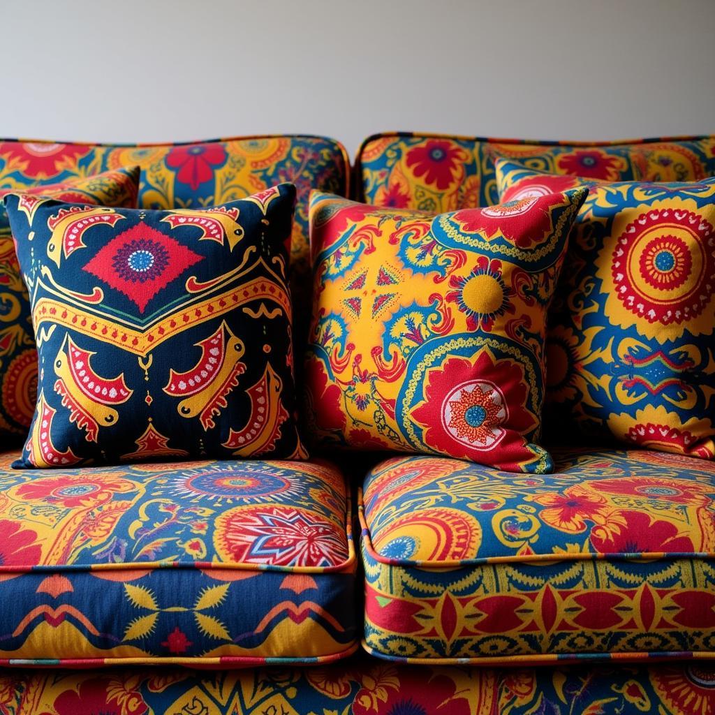 Vibrant African Textiles and Patterns in Home Decor