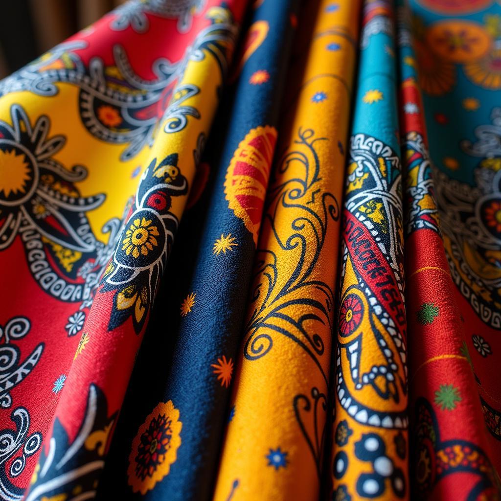 Vibrant African Textiles and Patterns