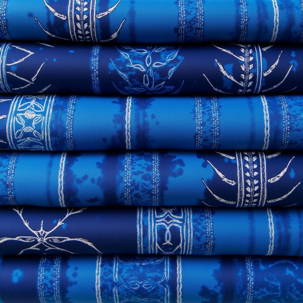 African Textiles with Indigo Dye