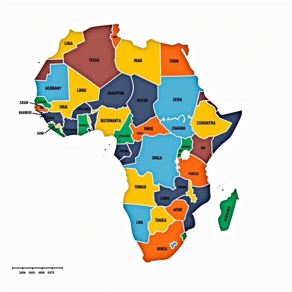 African Time Zone Map