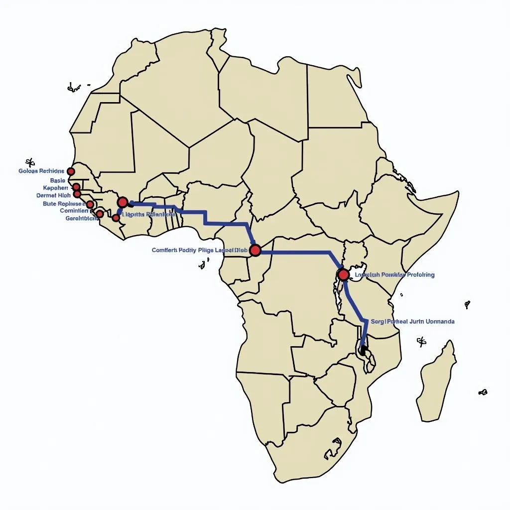 African Trade Routes and Logistics