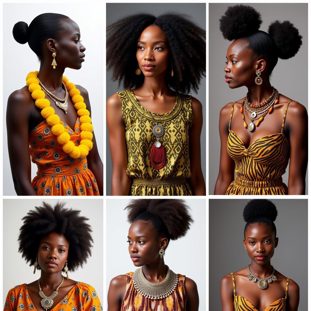 Traditional African Adornment and Fashion Celebrating Female Beauty