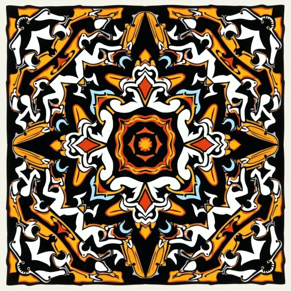 African Traditional Pattern Decal