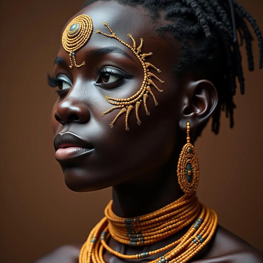 African Tribal Body Art and Jewelry