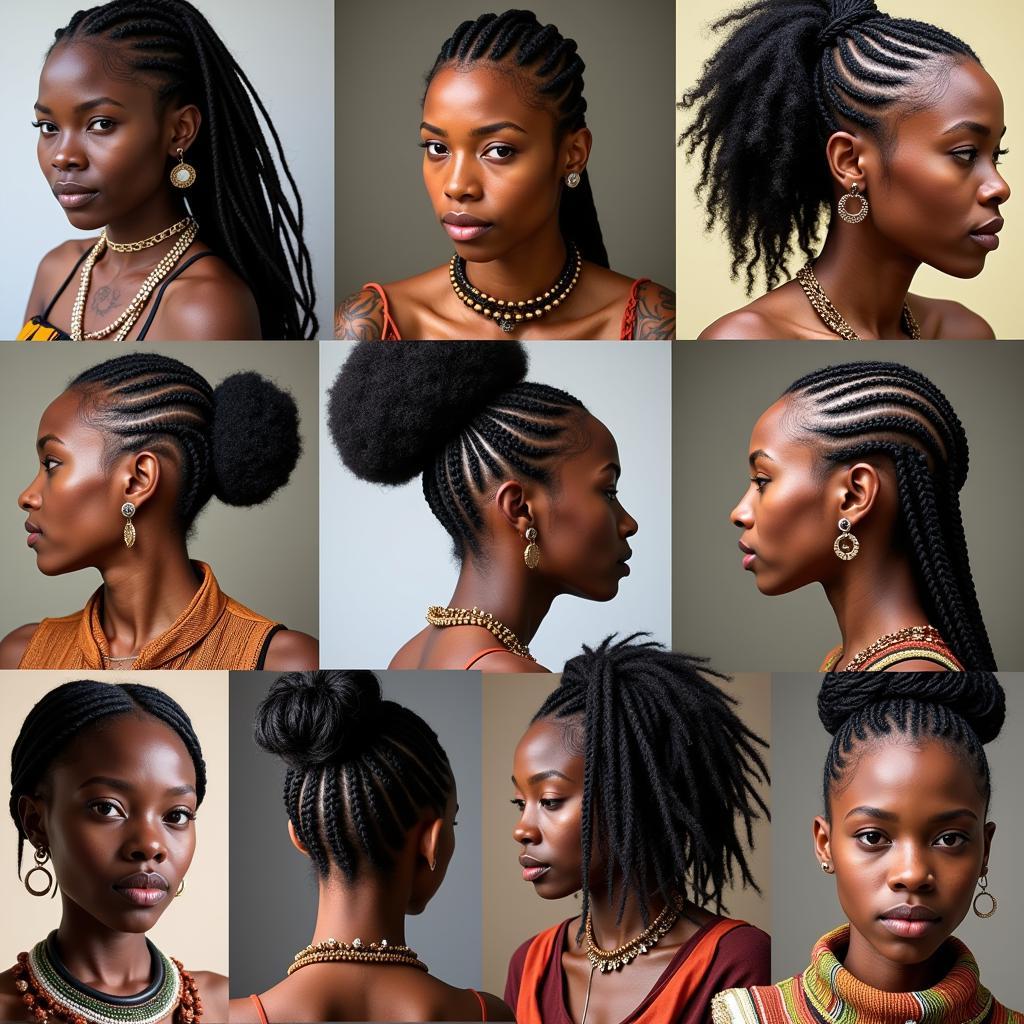 African Tribal Braid Styles