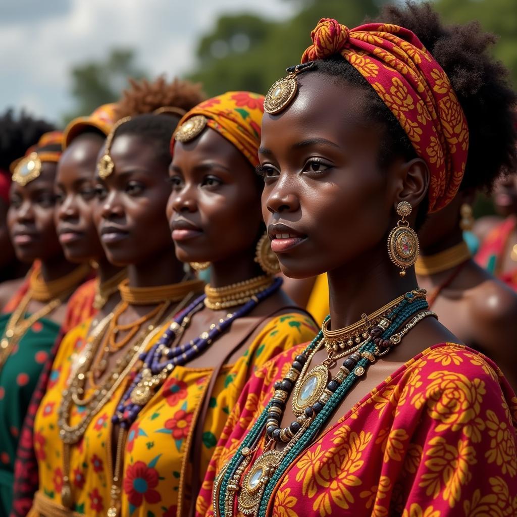 Celebrating Heritage: Women in Traditional Attire